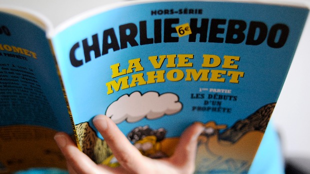 A Charlie Hebdo egy különkiadása 2013. januárjában. (EPA/Yoan Valat)