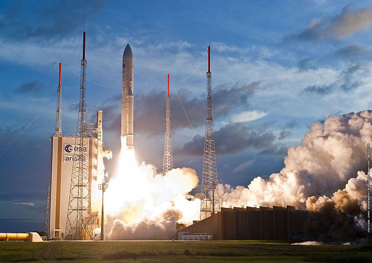 Felszáll az Ariane 5 hordozórakéta